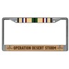 Operation Desert Storm Campaign Ribbon Metal License Plate Frame -