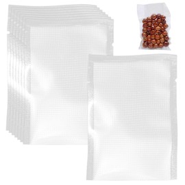 100 Pcs Thick Small Vacuum Sealer Bags for Food Storage, 7x10cm Small Food Bags Plastic Bags Plastic Bag Sealable Heat Seal Bag for Storage Meal Prep Seal Tea Cookie Bean Candy