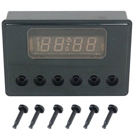SPARES2GO Automatic 6 Button Clock Timer for Rangemaster Oven Cooker