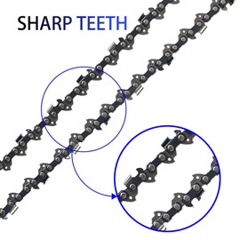 Opuladuo 2PC 16" Chainsaw Chain for BAUER 20112E-B, 16 Inch Replacement Chain for BAUER 57622 Chainsaw