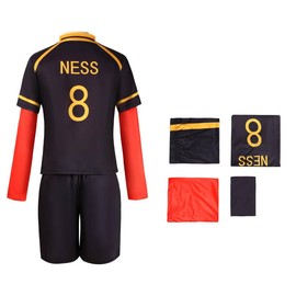 AwwwCos Anime Alexis Ness Cosplay Bachira Yoichi Isagi Costume Red Football Jersey Basketball Sportswear Uniform Outfit Suits 130 (No.8)