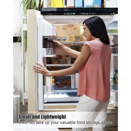 WR55X11132 WR55X25754 Refrigerator Led Light and Cover Assembly Compatible with GE Led Refrigerator Light, Replaces WR55X30603 PS4704284 AP5646375 3033142, 4 Pack While
