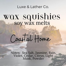 Wax Squishies - 7.5 oz Variety of Scents! Squeeze Wax, Squeezable Wax Melts home fragrance amazing scents:_Coastal Home 