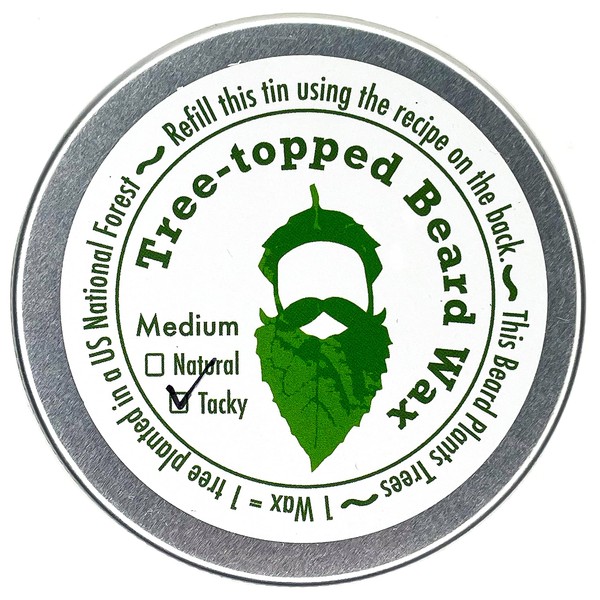 Green Beard Grmng Tree-Topped Beard Wax (2oz.) Medium Tacky - from