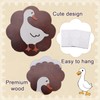 Silly Goose Nursery Decor, Cute Duck Nursery Decor with Double-Sided