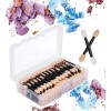 120 Aplicadores Para Maquillaje, Sombras, Hisopos,doble Cara