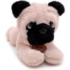 Toyland® 25cm (10") Doug The Pug Soft Toy - Lying