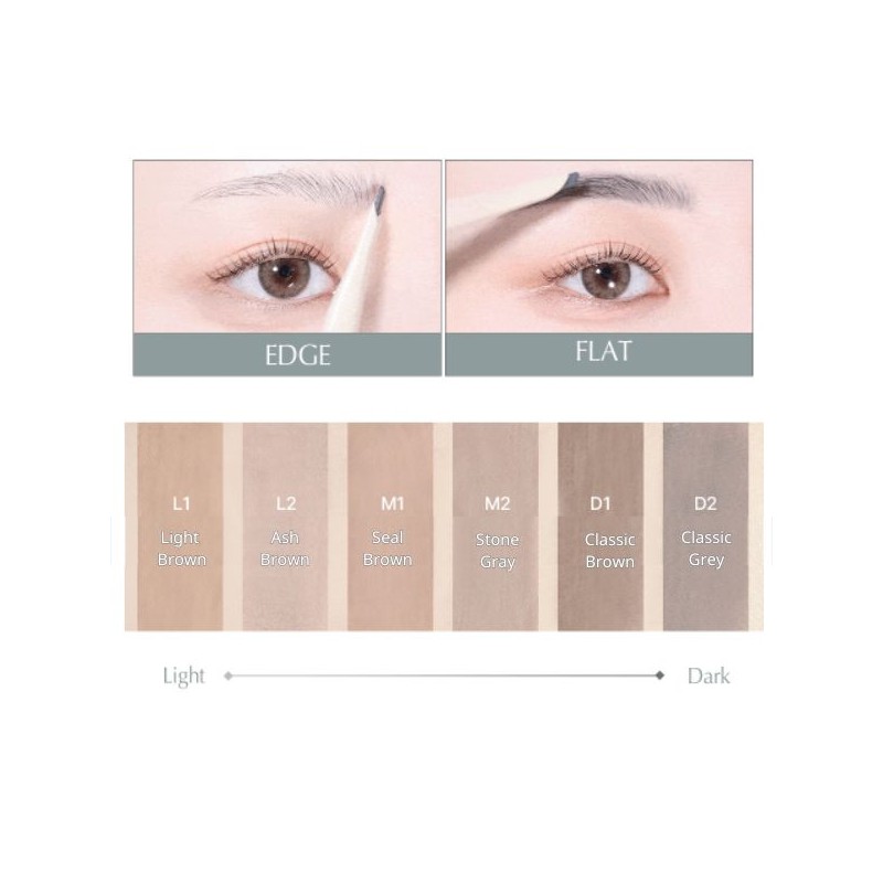 HEART PERCENT Dote On Mood Edge & Flat Eye Brow