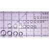 Frost Anodized Aluminum Jump Rings 250 1/4 18g Saw Cut