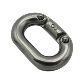 Secure Fix Direct 8mm Split Connecting Link 316 Stainless Steel - Repair Chain Mending Shackle