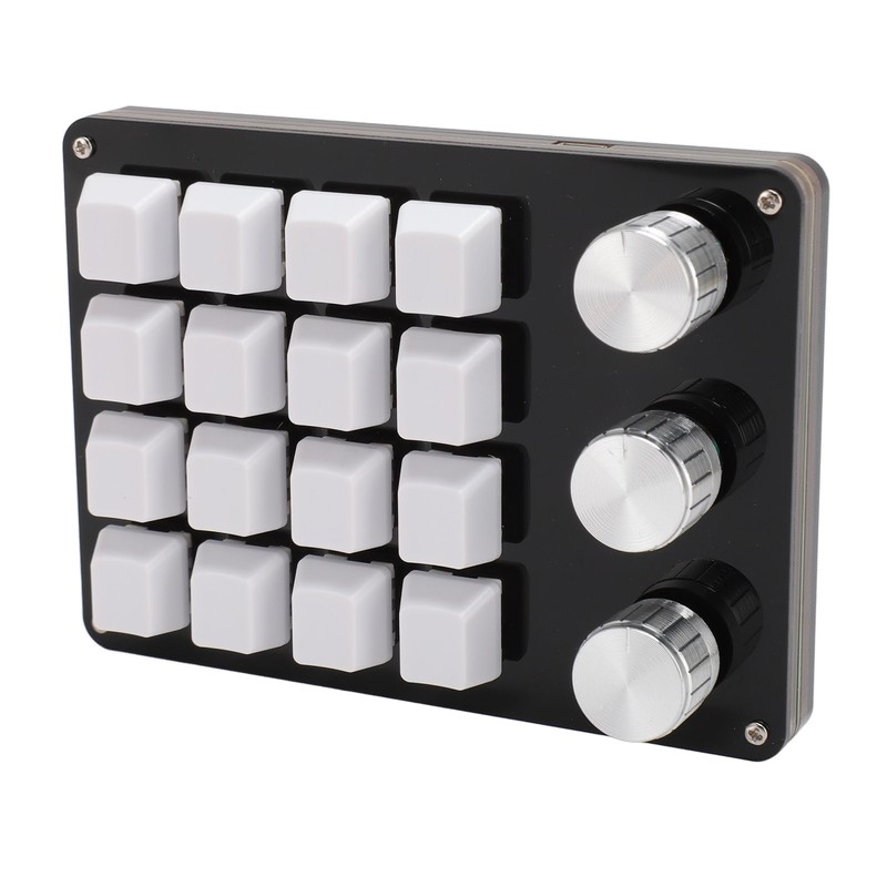 Mini 16 Key Keypad with 3 Knob Custom Programming Hot