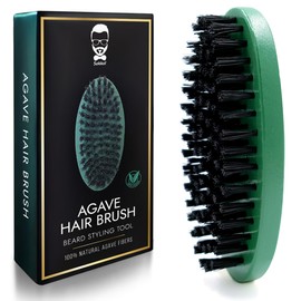 Anti-Static Beard Straightener, Vegan Agave Bristles, Compact Design