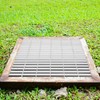 Outdoor Carbon Steel Drain Grate,23.6x23.6in Heavy Duty Drain Cover,Rust-Proof Metal