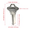 Brass SC1 Key Blanks Uncut Keys for Home and Professional