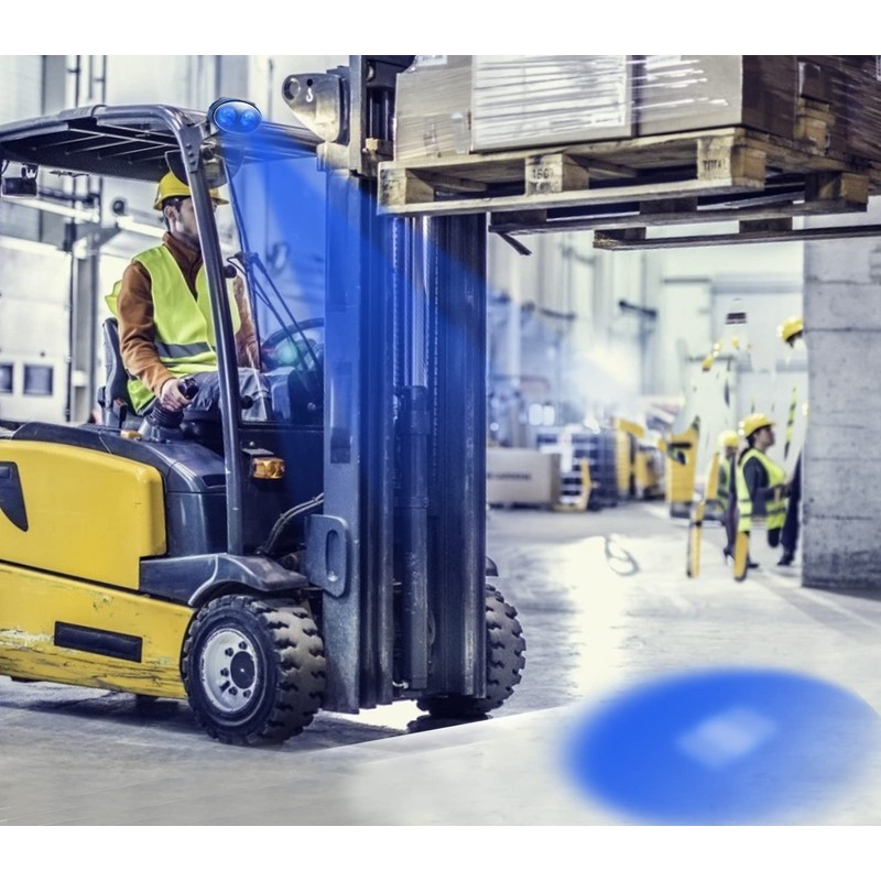 LY8 LED Forklift Safety Lights Blue Zone Warehouse Pedestrian Warning