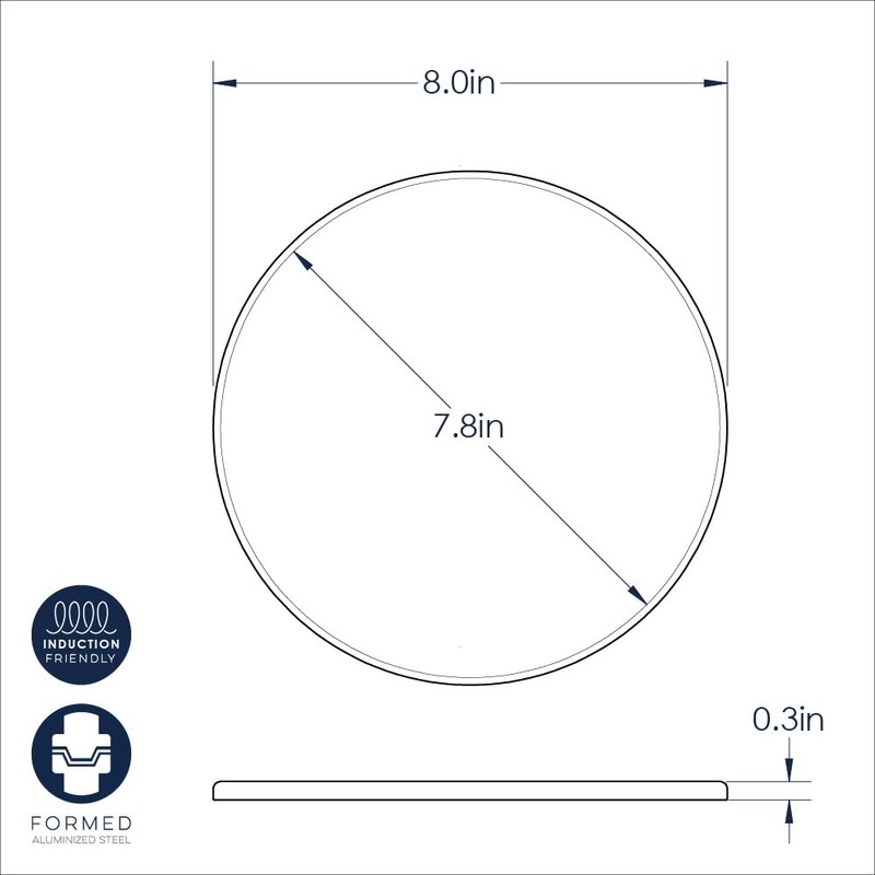 Nordic Ware Heat Tamer and Stove Adapter Plate, 8-Inch