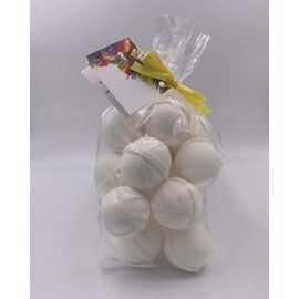 Spa Pure Honey Almond Bath Bombs 1 OZ Each – Handmade in USA with Shea, Mango and Cocoa Butter - Ultra Moisturizing and Best for All Skin Types – Count 14