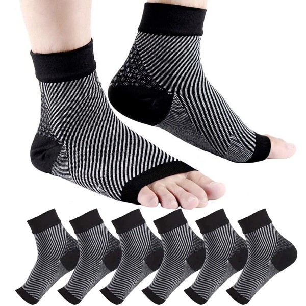 yellowprice Plantar Fasciitis Sock (3 Pairs) for Men and Women,