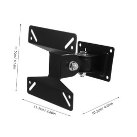 Gatuida 1Set Tv Wall Mount Bracket for Monitors Fixed Mounting Hanger for Corner Installation Design Suitable for Living Room Bedroom and Office