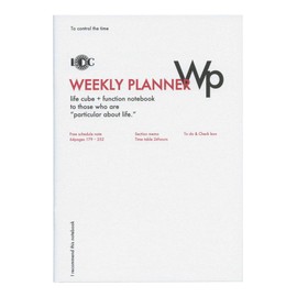 Radite B5 WEEKLY PLANNER Function Notebook, Vertical Type LDNT