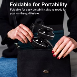 Voistek Over-Ear Headphones Foldable Built-in Mic HIFI Music Bluetooth Headset