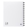 Elba 100205599 Plastic Ring Binder Polyvision A4 with Variozip Principle