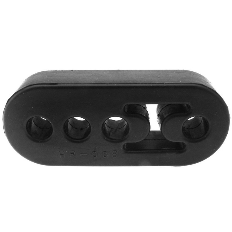 Universal 12mm Hole Car Heavy Duty Exhaust Tail Pipe Rubber