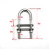 Marine 316 Stainless Steel Boat Stern Bow Eye Tie Down