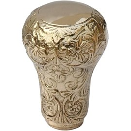 Sadaf Nautical Solid Brass Round Designer Handle for Walking Stick Canes
