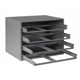 Fasteners Inc. 366 Piece Grade 10.9 Metric Flange Bolt & Flange Lock Nut Assortment Kit Black - Gray 4-Drawer Slide Rack