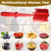 Auvotuis Meat Masher, 5 Curve Blade Hamburger Chopper, Heat Resistant