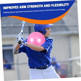 Sosoport 4pcs Connection Ball for Baseball Training Ball Arm Strength Enhancement