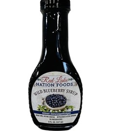 100% MINNESOTA NATURAL-BLUEBERRY Syrup 8oz (Native Handpicked Fruit) NO PRESERVATIVES