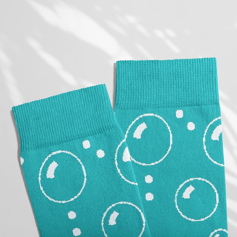Women's Socks Cotton Bubbles Pattern Present Gift Keepsake for Her