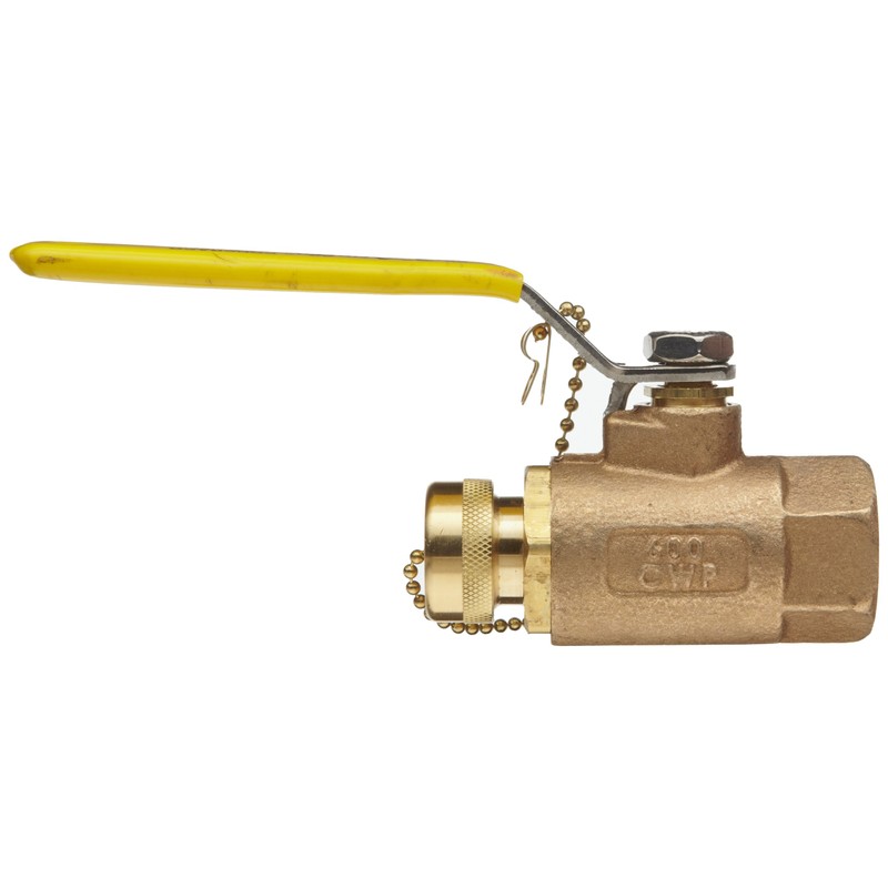 Apollo 70-100-HC Series Bronze Ball Valve, Two Piece, Inline, Lever,