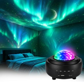Galaxy Star Projector Light, 3-in-1 Galaxy Projector with Bluetooth Speaker, Northern Lights Aurora Projector Night Light for Kids Adults, Starry Night Light for Bedroom Gaming Room Home Office Decor