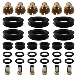 New Fuel Injector Rebuild kit o-rings Seals Filters Caps for Toyota 3.4 V6 5VZFE