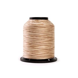 Finesse Variegated Thread | 100% Polyester, 3ply, 50wt | 1100yds Stackable Thread Cones for Quilting and Sewing… (Latte)