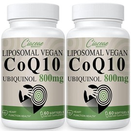 Ciaceae Liposomal CoQ10 Ubiquinol 800mg Capsules 60 Tablets 2 Pieces 1 Set / Ciaceae 리포좀 코큐텐 유비퀴놀 800mg 캡슐 60정 2개 1세트