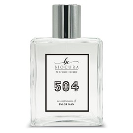 BIOCURA BC Perfume 504 Inspired by Bvlgr Man Replica Fragrance Dupes Eau de Parfum Spray Bottle 3.4 Fl Oz/100ml-X1