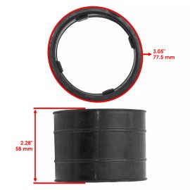 Caltric Air Inlet Flexible Adapter For Can Am Outlander 570 2017-2023