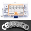 230 Pcs Large Flat Washer Set, Stainless Steel Washers, Lock