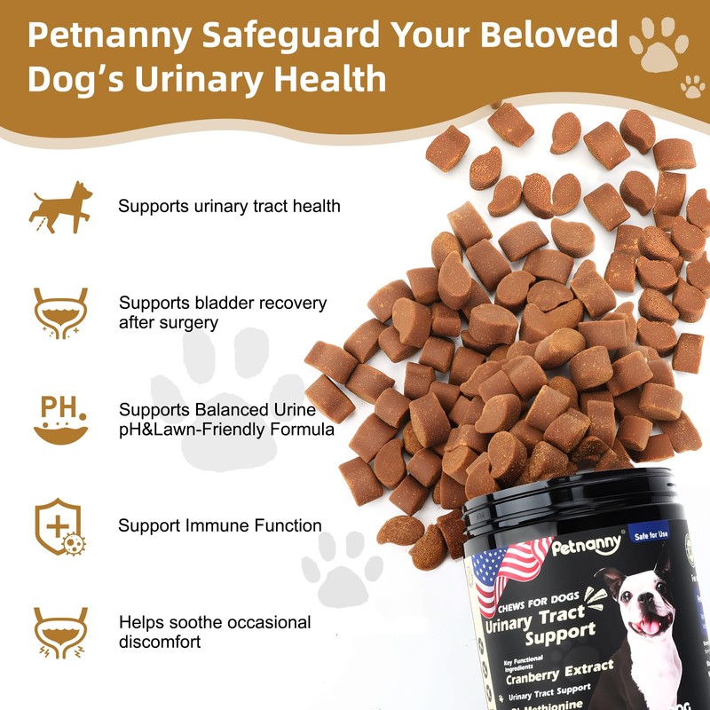 Petnanny Cranberry Supplement for Dogs - Urinary Tract Support