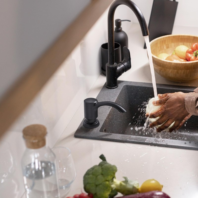 SAMODRA Built-in Kitchen Sink Soap Dispenser with Extension Tube Kit