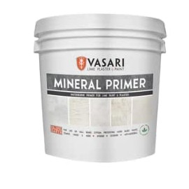 VASARI Lime Plaster & Paint | Mineral Primer| Made from Natural Lime and Powdered Marble | size: 1 Gallon