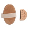 2PCS Set Sweater Cleaning Shaver Set Oval Beech Wood Bristle