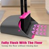 JEHONN Broom with Dustpan Combo Set, Long Handle Lightweight Indoor