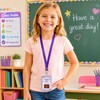 Hall Passes for Classrooms, 6 Set PVC Waterproof Bathroom Pass