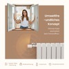 EMKE Smart Radiator Thermostat, Intelligent Heating Thermostat with App Function,
