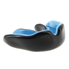 Gilbert Adult Rugby Orthodontics Teeth Protector – X Brace Dual Density Black/Blue